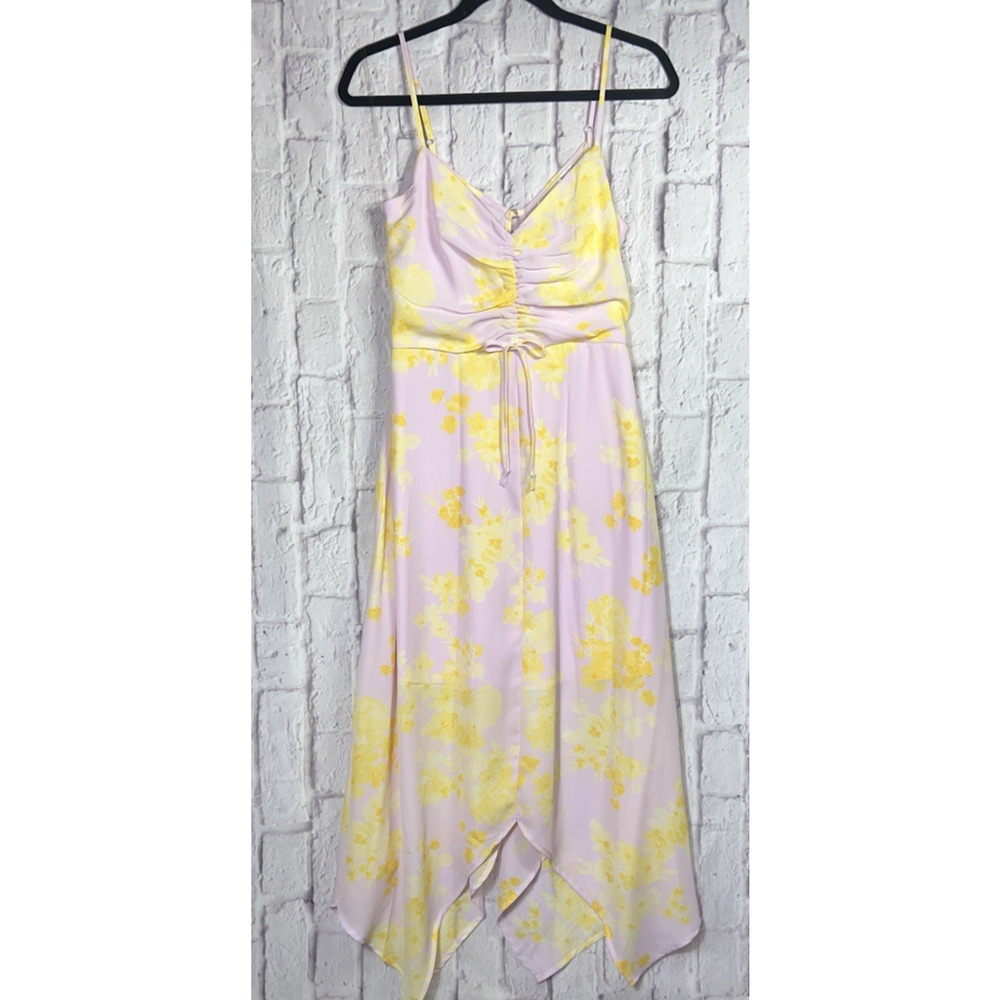 ROW.A Babydoll Empire Waist Asymmetrical MIDI Dress Y2K Core Festival Fairy S